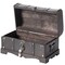 Small Wooden Pirate Treasure Chest 12 Inch Decorative Storage With Padlock